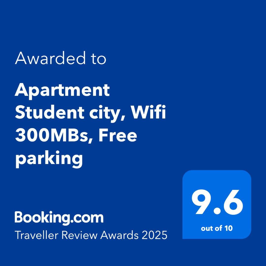 Apartment Student City, Wifi 300Mbs Belgrado Buitenkant foto